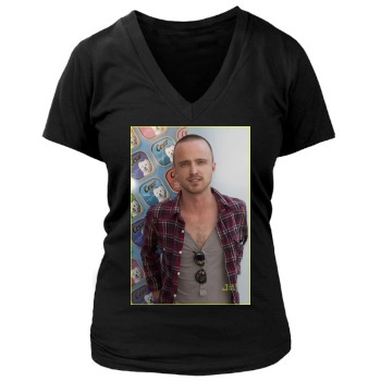 Aaron Paul Women's Deep V-Neck TShirt