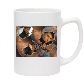 Adam Gregory 14oz White Statesman Mug