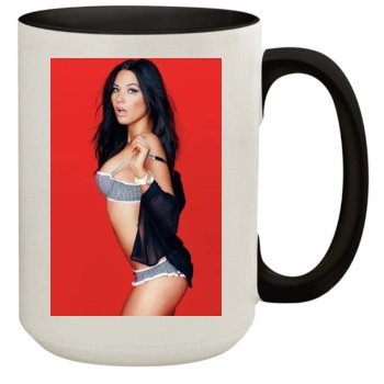 Olivia Munn 15oz Colored Inner & Handle Mug