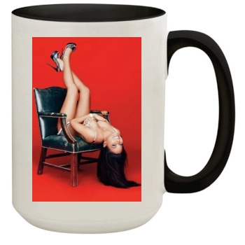 Olivia Munn 15oz Colored Inner & Handle Mug