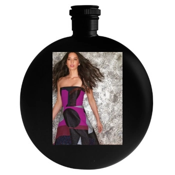 Olivia Munn Round Flask