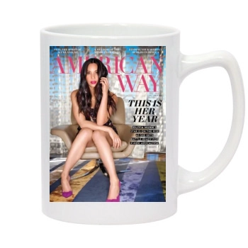 Olivia Munn 14oz White Statesman Mug