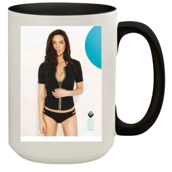 Olivia Munn 15oz Colored Inner & Handle Mug