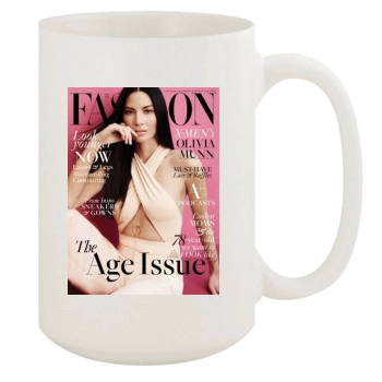 Olivia Munn 15oz White Mug