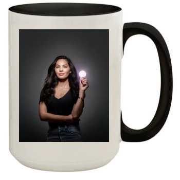 Olivia Munn 15oz Colored Inner & Handle Mug