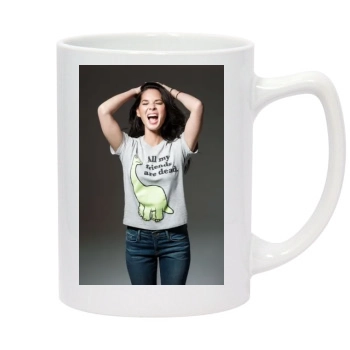 Olivia Munn 14oz White Statesman Mug