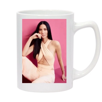 Olivia Munn 14oz White Statesman Mug