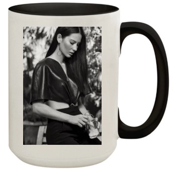 Olivia Munn 15oz Colored Inner & Handle Mug