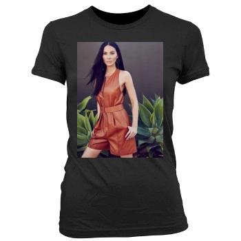 Olivia Munn Women's Junior Cut Crewneck T-Shirt