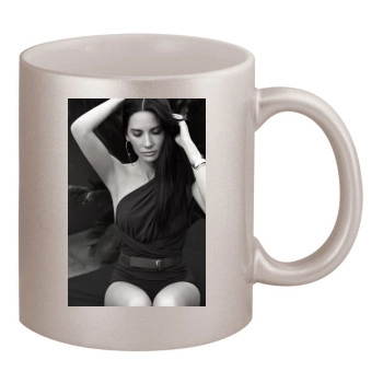 Olivia Munn 11oz Metallic Silver Mug