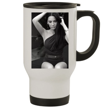 Olivia Munn Stainless Steel Travel Mug