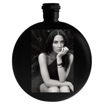 Olivia Munn Round Flask