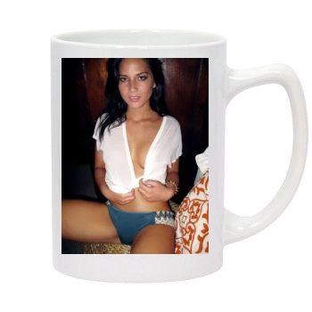 Olivia Munn 14oz White Statesman Mug