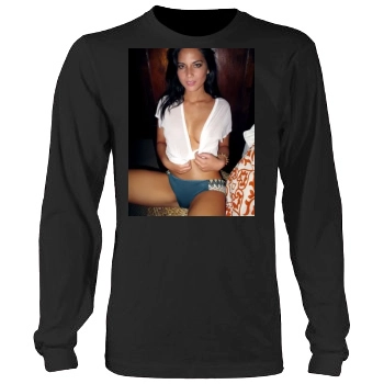 Olivia Munn Men's Heavy Long Sleeve TShirt