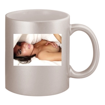 Olivia Munn 11oz Metallic Silver Mug