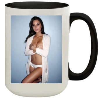 Olivia Munn 15oz Colored Inner & Handle Mug