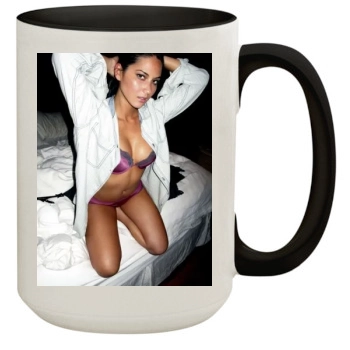 Olivia Munn 15oz Colored Inner & Handle Mug