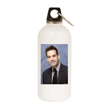 Adrian Pasdar White Water Bottle With Carabiner