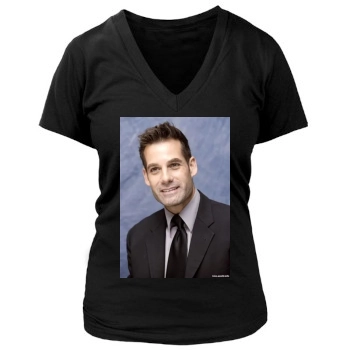 Adrian Pasdar Women's Deep V-Neck TShirt