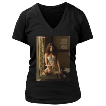 Aishwarya Rai Women's Deep V-Neck TShirt