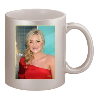 AJ Michalka 11oz Metallic Silver Mug