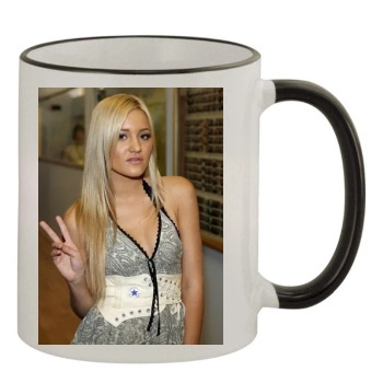 AJ Michalka 11oz Colored Rim & Handle Mug