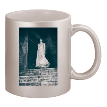 Francesca Inaudi 11oz Metallic Silver Mug