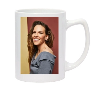 Hilary Swank 14oz White Statesman Mug