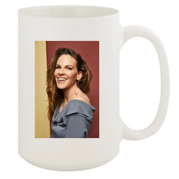 Hilary Swank 15oz White Mug