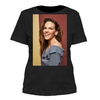 Hilary Swank Women's Cut T-Shirt