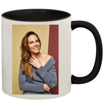 Hilary Swank 11oz Colored Inner & Handle Mug