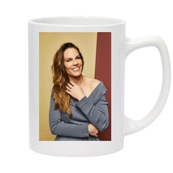 Hilary Swank 14oz White Statesman Mug