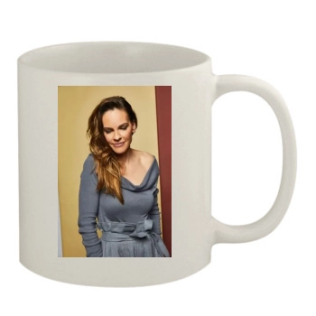 Hilary Swank 11oz White Mug