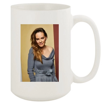 Hilary Swank 15oz White Mug