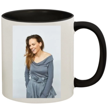 Hilary Swank 11oz Colored Inner & Handle Mug