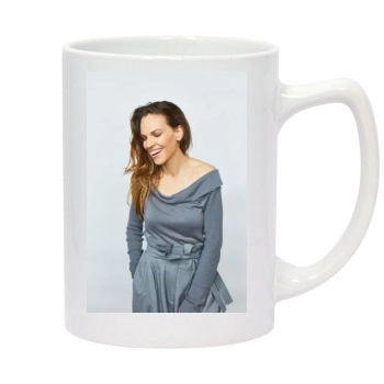 Hilary Swank 14oz White Statesman Mug