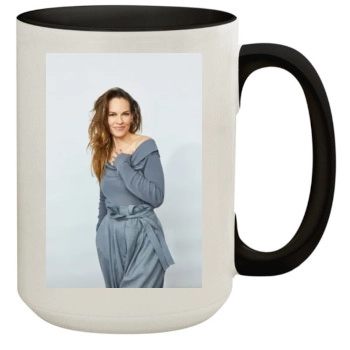 Hilary Swank 15oz Colored Inner & Handle Mug