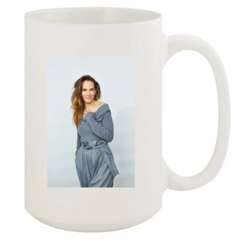 Hilary Swank 15oz White Mug