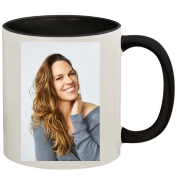 Hilary Swank 11oz Colored Inner & Handle Mug