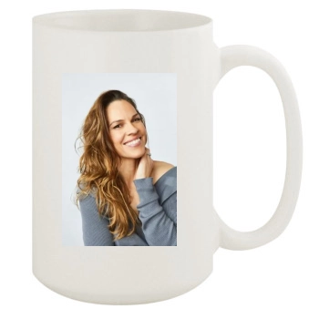 Hilary Swank 15oz White Mug