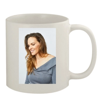 Hilary Swank 11oz White Mug