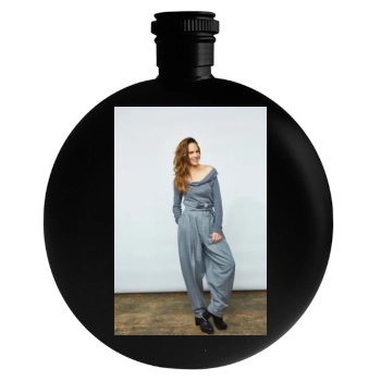 Hilary Swank Round Flask