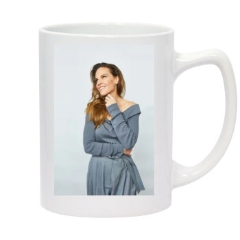 Hilary Swank 14oz White Statesman Mug