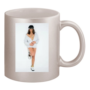 Honey G 11oz Metallic Silver Mug