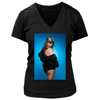 Honey G Women's Deep V-Neck TShirt