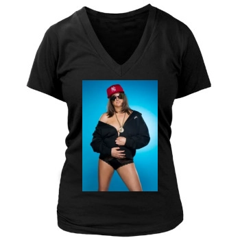 Honey G Women's Deep V-Neck TShirt