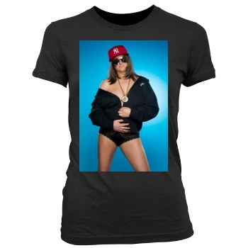 Honey G Women's Junior Cut Crewneck T-Shirt