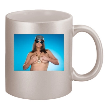 Honey G 11oz Metallic Silver Mug