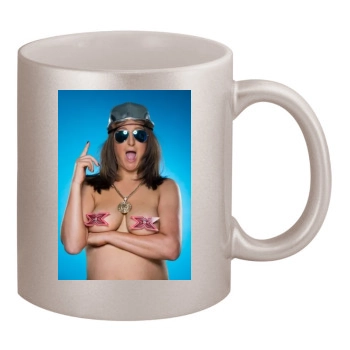 Honey G 11oz Metallic Silver Mug