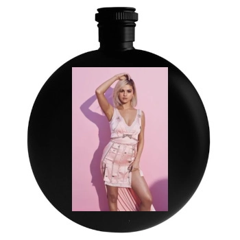 Selena Gomez Round Flask